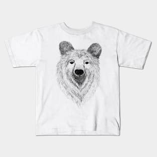 Hand Drawn Bear Kids T-Shirt